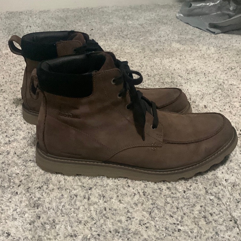 Sorel Mens Waterproof Brown Boots